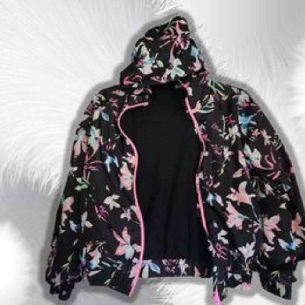 Ideology Floral Hooded WindBreaker Girls